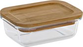 Lunchbox DKD Home Decor Bamboe Kristal (14.5 x 10.5 x 5.5 cm)