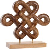 Decoratieve figuren DKD Home Decor Naakt Hout Natuurlijk (34 x 10 x 31 cm)