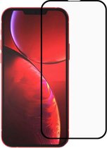 Shop4 - iPhone 13 Mini Glazen Screenprotector - Edge-To-Edge Gehard Glas Transparant