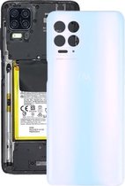 Batterij Back Cover voor Motorola Edge S (zilver)