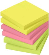 Info Notes - Brilliant sticky notes - 75 x 75 mm - assorti - 6 blok - 80 vel - IN-5654-21