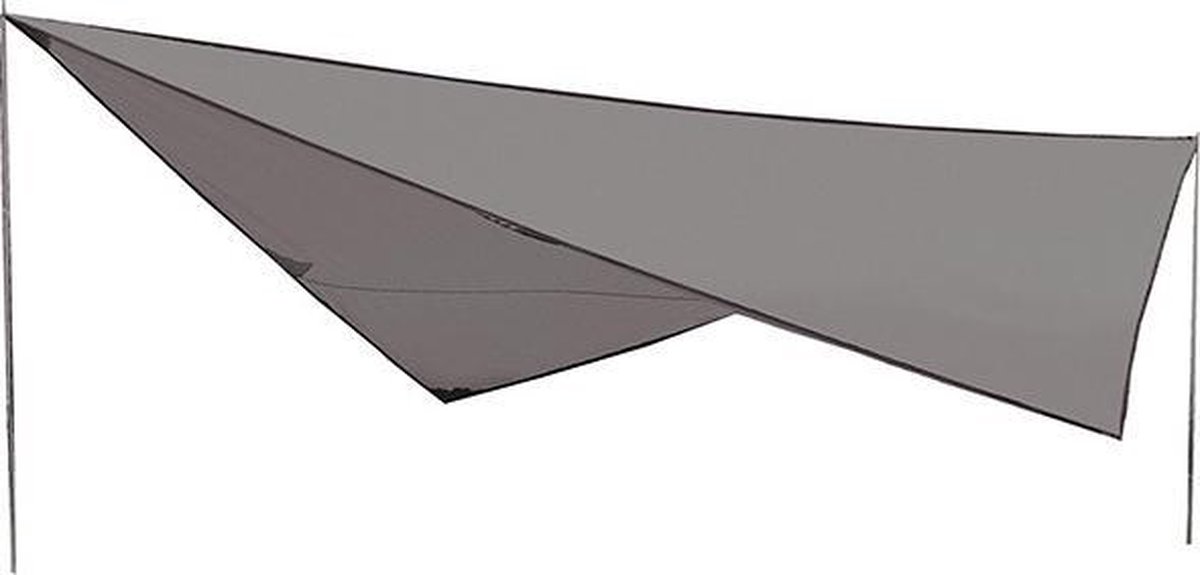 High Peak Tarp 2 - Schaduwdoek - Grijs
