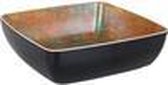 Black Square Salad Bowl Goji 25x25 Cm