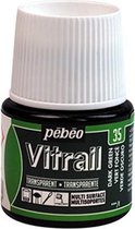 Glasverf - 35 Dark Green - Transparant - Pebeo Vitrail - 45 ml
