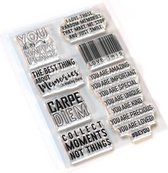 ECD Clear stamps Pieces of life 3 - Quotes