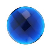 Blauwe Facetgeslepen Quartz Glas Munt van MY iMenso
