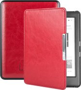 Lunso - housse de sommeil - Kobo Glo / Glo HD / Touch 2.0 (6 pouces) - Rouge