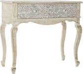 Console DKD Home Decor Wit Mangohout (91 x 42 x 81 cm)