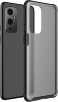 OnePlus 9 Hoesje - Mobigear - Shockproof Serie - Hard Kunststof Backcover - Zwart - Hoesje Geschikt Voor OnePlus 9