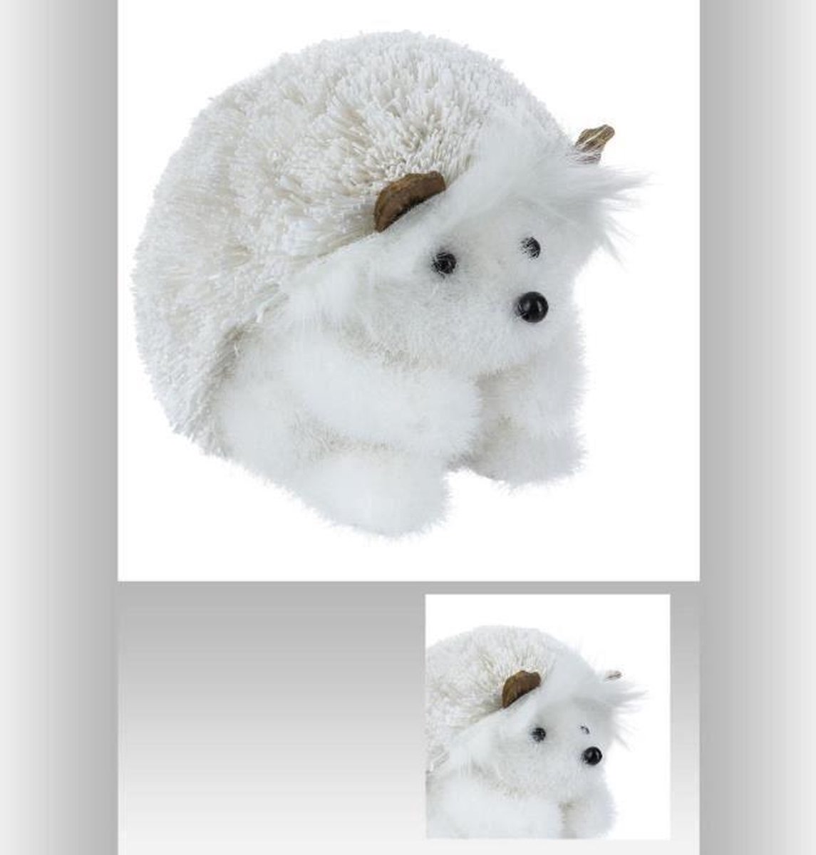 Atmosphera - decoratie - egel - bol - 13 cm
