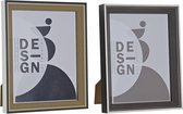 Fotolijsten DKD Home Decor Kristal polyestyreen (2 pcs) (18 x 3 x 23 cm)