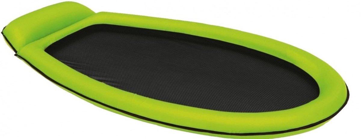 Intex Mesh Mat Luchtbed 178CM Groen - Luxe Strand Luchtbed - Zwembad Luchtbed - Lounge Luchtbed met Hoofdkussen