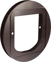 SureFlap Montageadapter Kattenluik M - Bruin - 14 x 12 cm