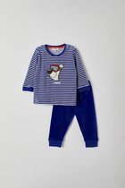 Woody pyjama jongens - ijsbeer - streep - 212-3-PLC-V/912 - maat 62