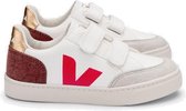 Veja V 12 Velcro junior schoenen wit