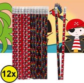Decopatent Cadeaux à distribuer 12 PIECES Pirate Crayons - Treat Handout Gifts for Kids - Klein Jouets Friandises