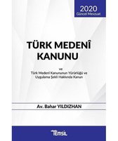 2020 Güncel Mevzuat Türk Medeni Kanunu ve Türk Medeni