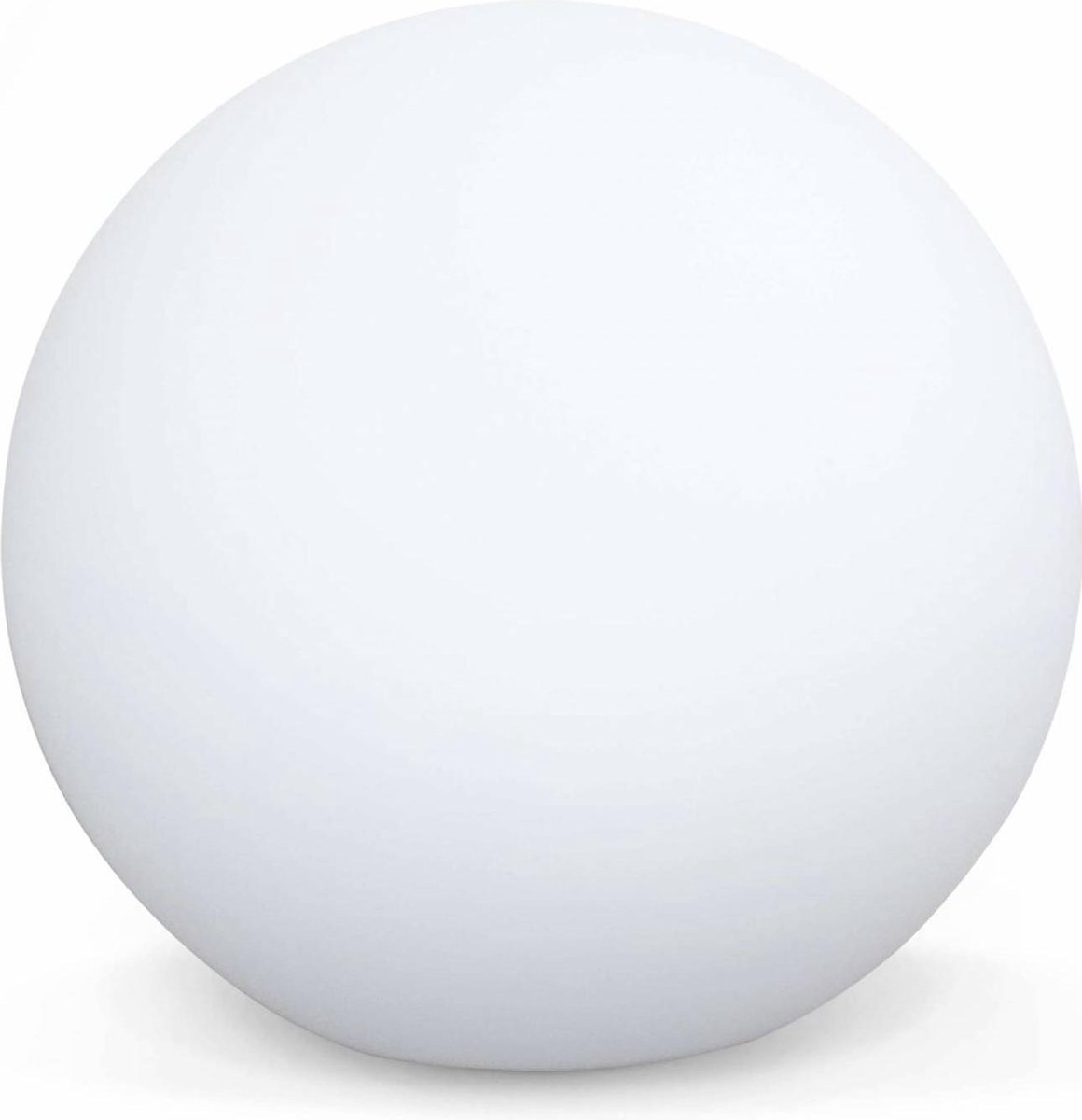 Boule lumineuse GLOBE (D50cm) en polyéthylène blanc