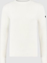 Purewhite -  Heren Regular Fit   Trui  - Wit - Maat L