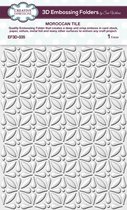 Creative Expressions 3D Embossing Folder - Marokkaanse tegels - A5
