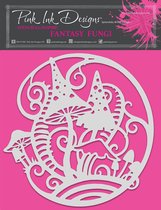 Pink Ink Designs Stencil - Paddenstoelen - 20 x 20cm