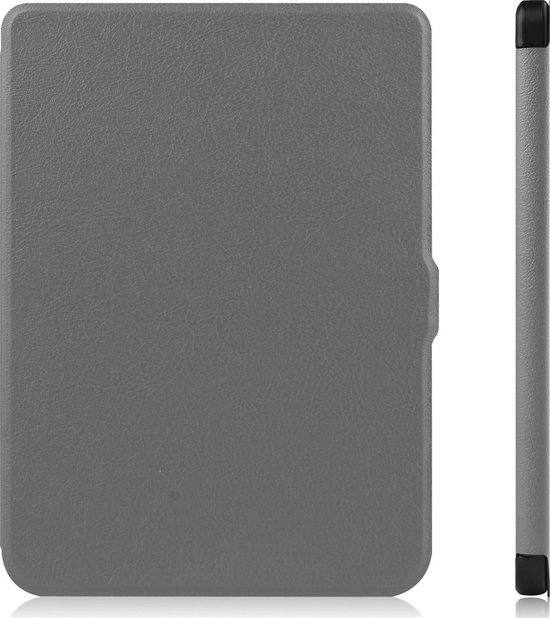 Hoesje Geschikt voor Kobo Nia Hoes Bescherm Hoesje Case Sleep Cover - Hoes Geschikt voor Kobo Nia Hoesje - Grijs van Hoesje  — afbeelding 5