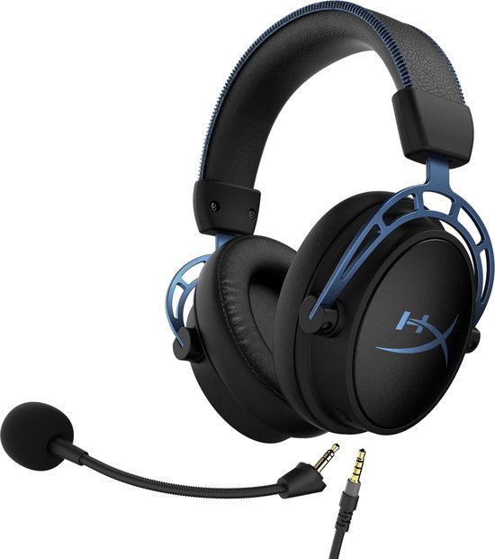 HyperX Cloud Alpha S Pro Gaming Headset - PC - Zwart/Blauw