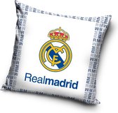 Real Madrid Cf Kussen 40 X 40 Cm Katoen Wit/blauw