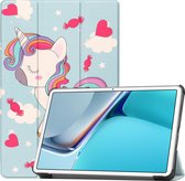 Huawei MatePad 11 Inch (2021) Hoes - Tri-Fold Book Case - Eenhoorn
