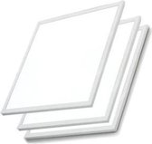LED paneel 60x60 Slim 48W WIT (pak van 3) - Wit licht