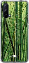 6F hoesje - geschikt voor OnePlus Nord CE 5G -  Transparant TPU Case - Bamboo #ffffff