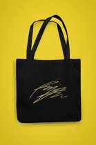 BTS Rapmon Signature Totebag for fans | Army Dynamite | Love Sign | One-Size Zwart