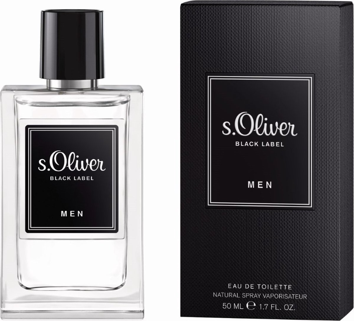 Goedkoopste s. Oliver Black Label Men Eau de Toilette Spray 50 ml