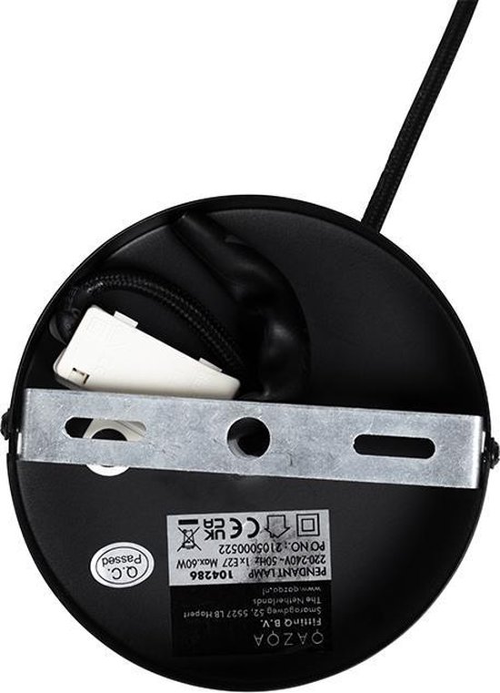 QAZQA rob - QAZQA - 1 lumière - Ø 46 cm - Marron