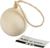 Kerst Ornament. 5.5 cm. poplar wood - 1 st