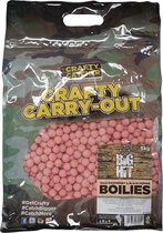 Crafty Catcher Carry Out Big Hit - Raspberry & Black Pepper - Boilie - 15mm -5kg - Creme