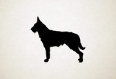 Berger Picard - Silhouette hond - XS - 24x28cm - Zwart - wanddecoratie