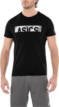 Asics Esnt Diagonal SS Top 2031A349-001, Mannen, Zwart, T-shirt, maat: M