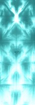 ESTAhome fotobehang wandvullend tie-dye shibori motief intens turquoise - 158822 - 0.93 x 2.79 m
