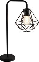 Olucia Jochem - Tafellamp - Zwart - E27