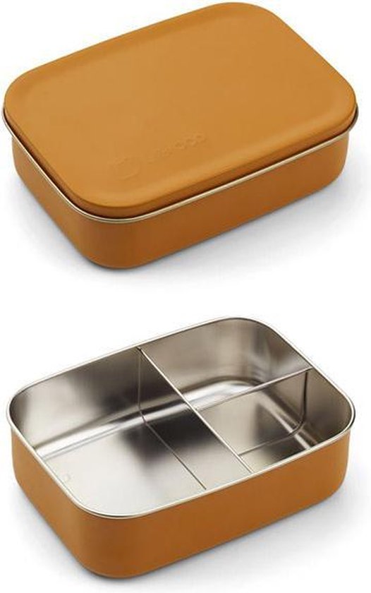 Liewood Jimmy lunch box Mr Bear moutarde