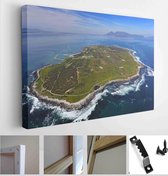 Aerial photo of Robben Island - Modern Art Canvas - Horizontal - 1615229878 - 80*60 Horizontal