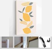 Abstract still life in pastel colors posters. Collection of contemporary art - Modern Art Canvas - Vertical - 1636207015 - 40-30 Vertical