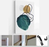 Set of creative minimalist hand painted illustrations for wall decoration, postcard or brochure cover design - Modern Art Canvas - Vertical - 1819663271 - 50*40 Vertical