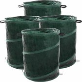 Set van 4 Tuinafvalzakken - pop-up - 160 liter per stuk