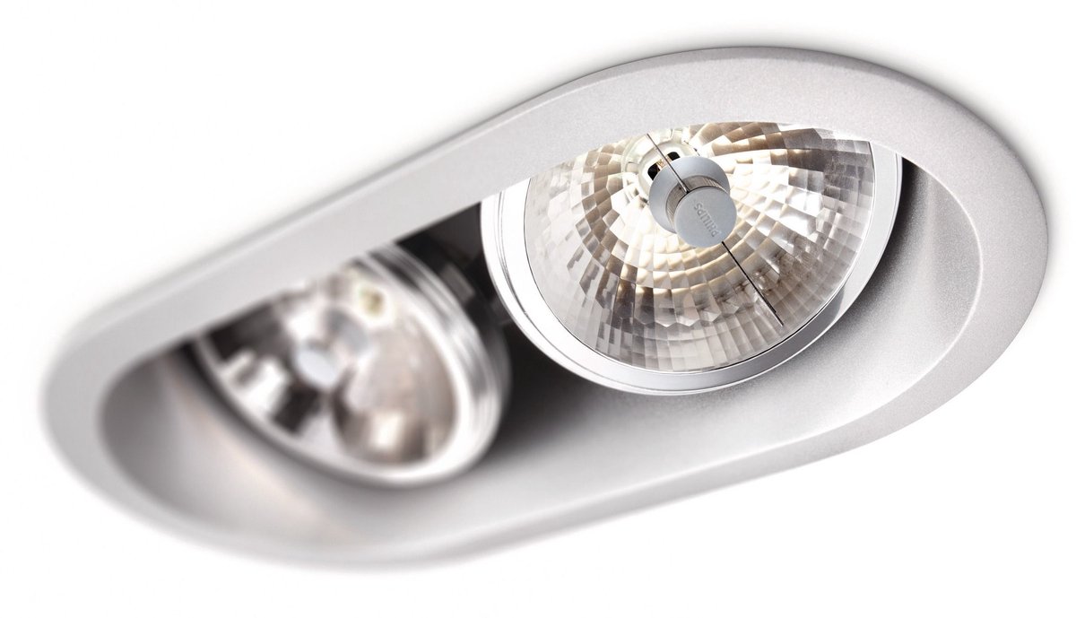 Philips SMARTSPOT 579764816 Binnen Geschikt voor gebruik binnen G53 Recessed lighting spot 30W B Aluminium verlichting spot