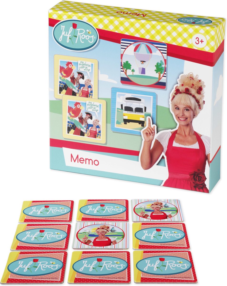 Bambolino Toys Memory Juf Roos Junior Karton 40-delig | Games | bol.com