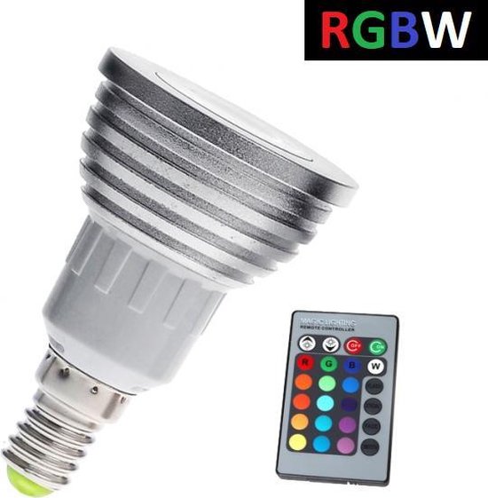 LED Spot RGB + Koel Wit - 5 Watt - E14