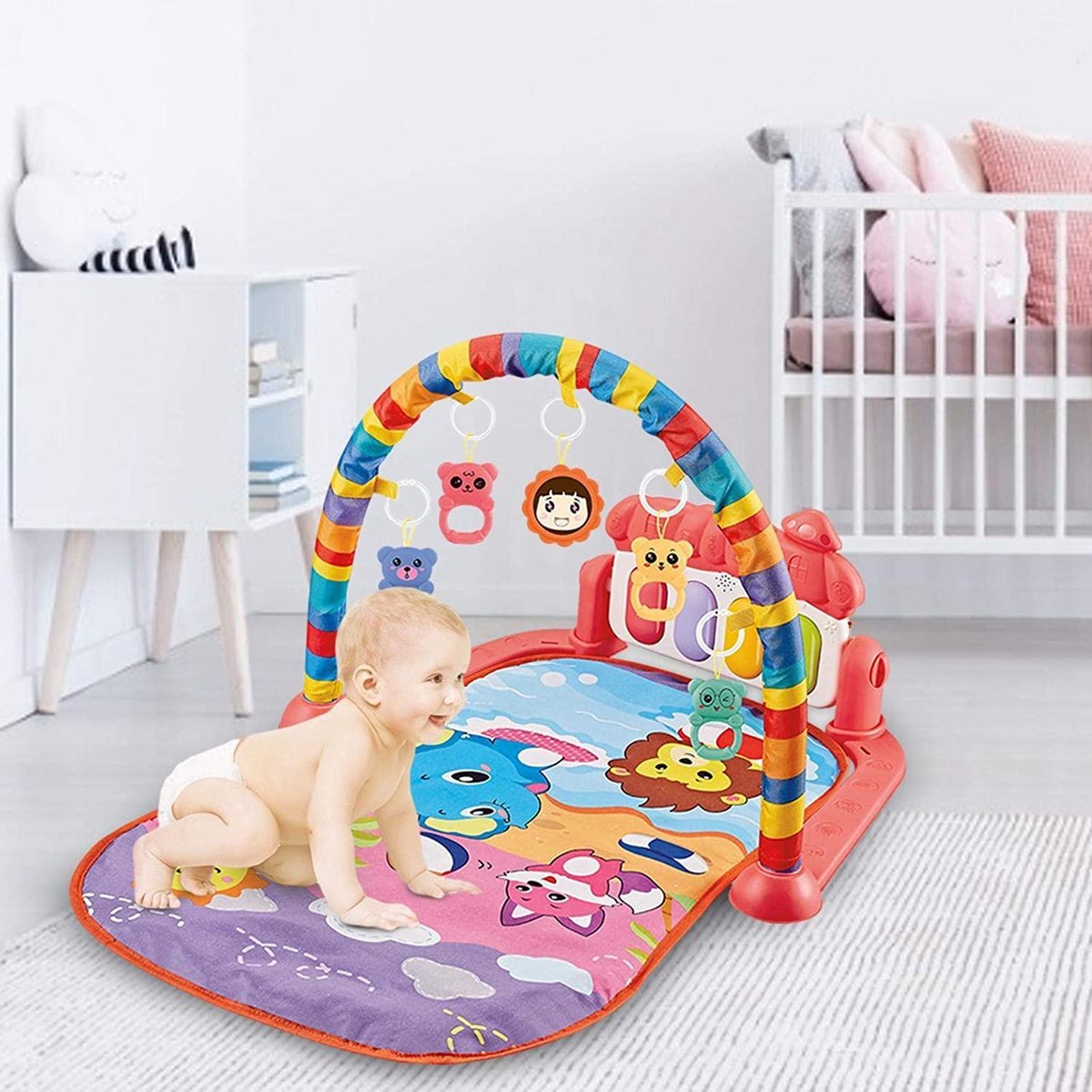 Baby Gym - Jouets pour Bébé Zinaps pour enfants 0 3 6 12 mois, tapis de jeu pour  Bébé