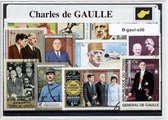 Charles De Gaulle – Luxe postzegel pakket (A6 formaat) - collectie van verschillende postzegels van Charles De Gaulle – kan als ansichtkaart in een A6 envelop. Authentiek cadeau -
